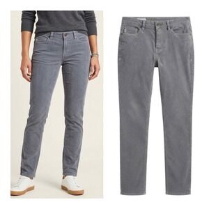 Stio Womens Rivet Cord Pants Size 6 Gray Organic Cotton Corduroy